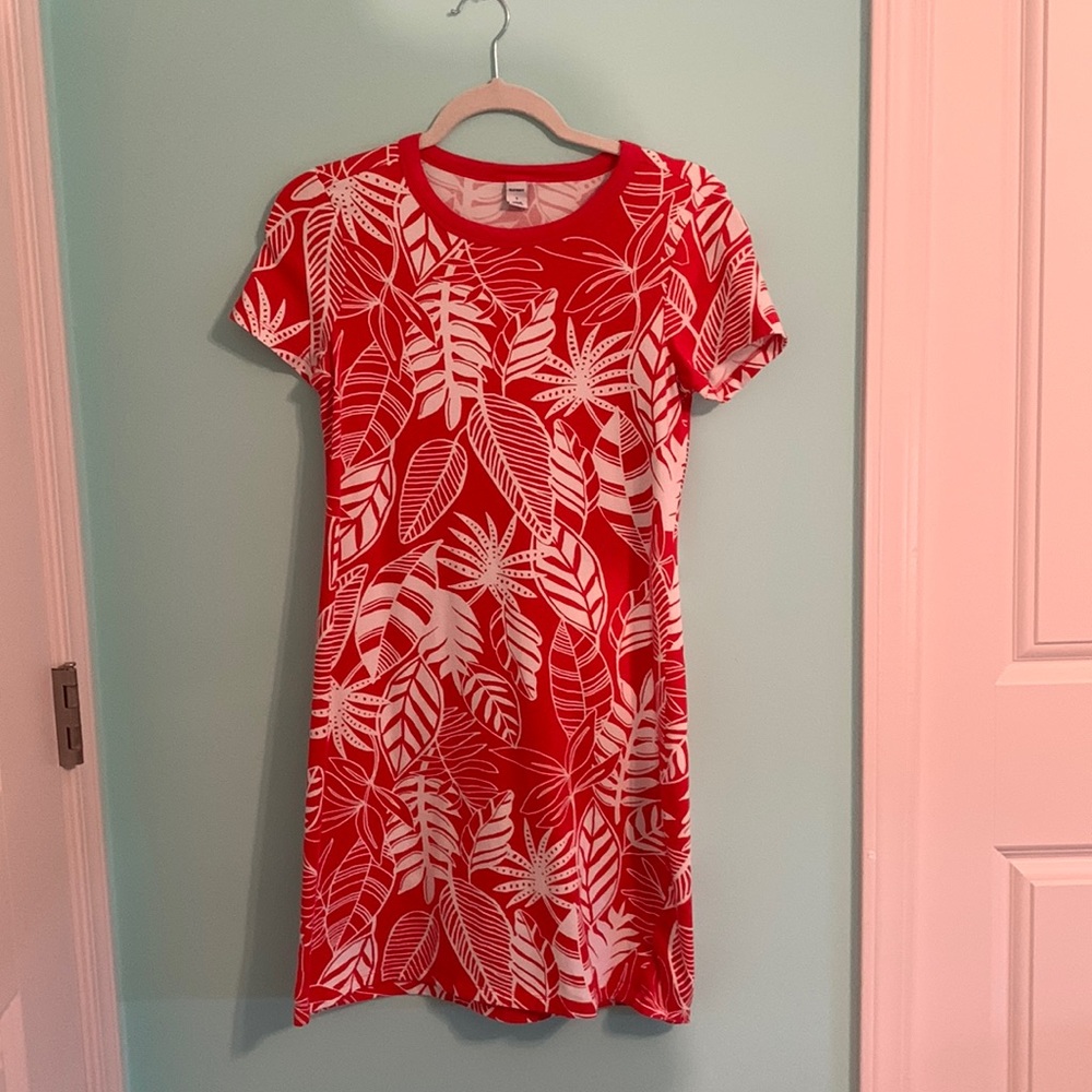 Orange T-shirt dress, size small, Old Navy Brand